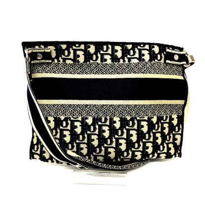 Dior Shoulder Bag Jacquard Navy Oblique Women