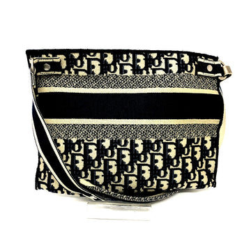 Dior Shoulder Bag Jacquard Navy Oblique Women