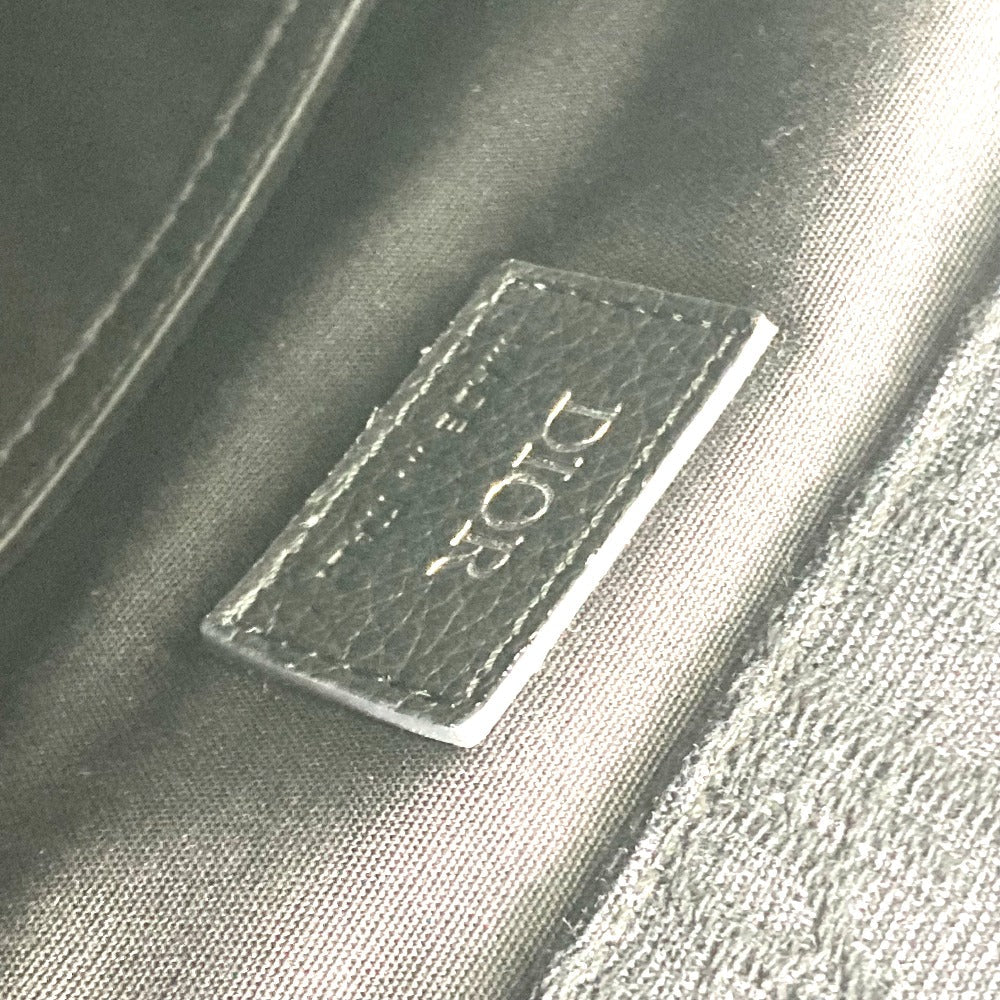 Dior Backpack 1Adba161Yks Canvas / Leather Navy 23Stainless Steel Saddle Oblique Mens