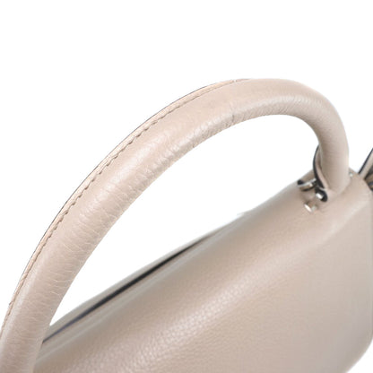 Celine Handbag 174683Mdb.03Un Leather, Suede Pink Beige 2Wayshoulder Trapeze Women