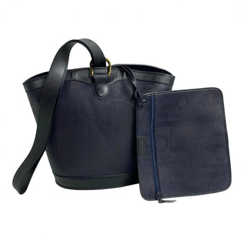 Dior Shoulder Bag Leather Navy