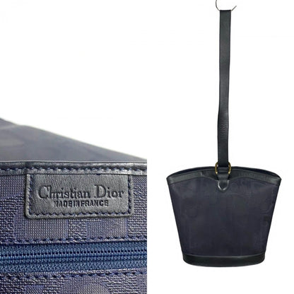 Dior Shoulder Bag Leather Navy