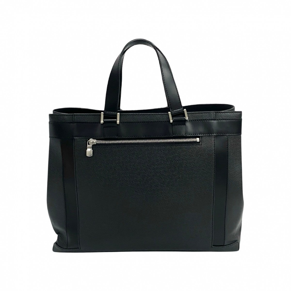 Louis Vuitton Business Bag M31012 Leather Black Taiga Kasbeck Gm Mens
