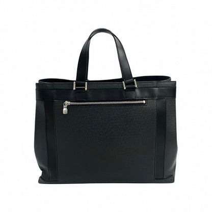 Louis Vuitton Business Bag M31012 Leather Black Taiga Kasbeck Gm Mens