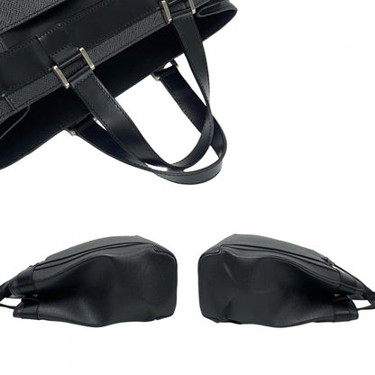 Louis Vuitton Business Bag M31012 Leather Black Taiga Kasbeck Gm Mens