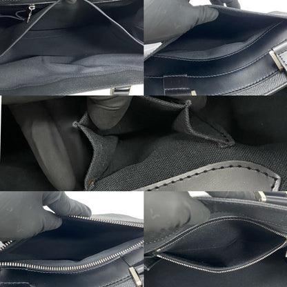 Louis Vuitton Business Bag M31012 Leather Black Taiga Kasbeck Gm Mens
