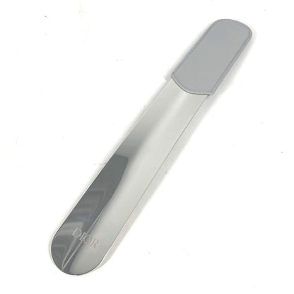 Dior Shoehorn Leather, Metal Silver Novelty Logo Shoehorn Mens