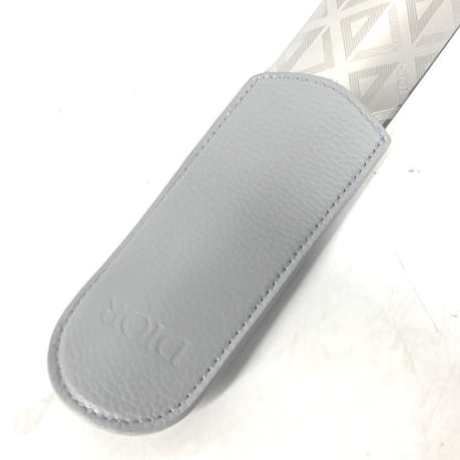 Dior Shoehorn Leather, Metal Silver Novelty Logo Shoehorn Mens