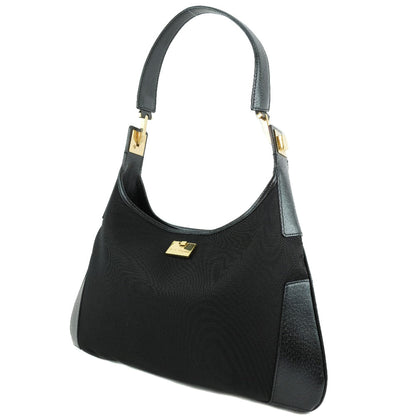 Salvatore Ferragamo Shoulder Bag 21-1898 Canvas Black Women