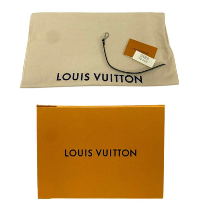 Louis Vuitton Shoulder Bag M55905 Mahina Leather Blue Monogram Mahina Hina Pm Women