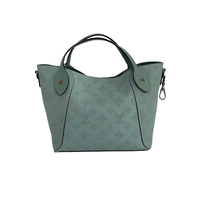 Louis Vuitton Shoulder Bag M55905 Mahina Leather Blue Monogram Mahina Hina Pm Women
