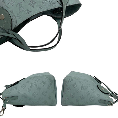 Louis Vuitton Shoulder Bag M55905 Mahina Leather Blue Monogram Mahina Hina Pm Women