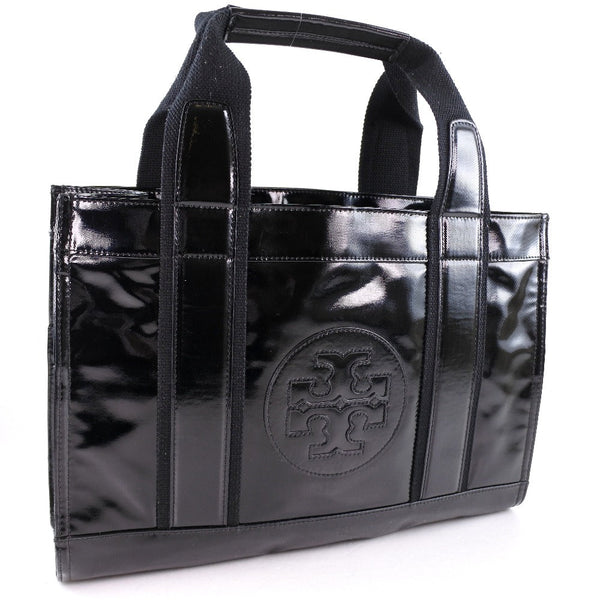 Tory Burch Handbag Enamel Black Women