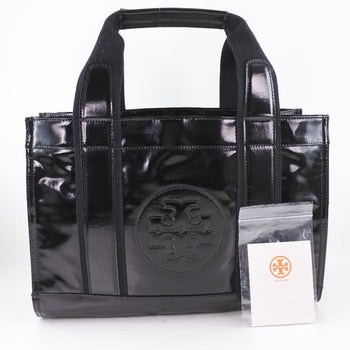 Tory Burch Handbag Enamel Black Women