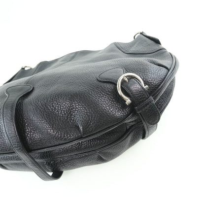 Salvatore Ferragamo Shoulder Bag Calfskin Black Shoulder Women