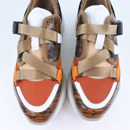 Chloe Sneakers Chc18A0511839V36W Leather Brown Women 35