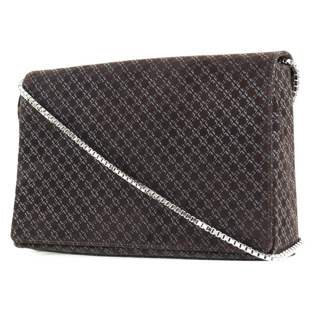 Salvatore Ferragamo Shoulder Bag Aq-21 8761 Leather Brown Brown Chainshoulder Women