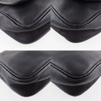 Celine Shoulder Bag Calfskin Black Women