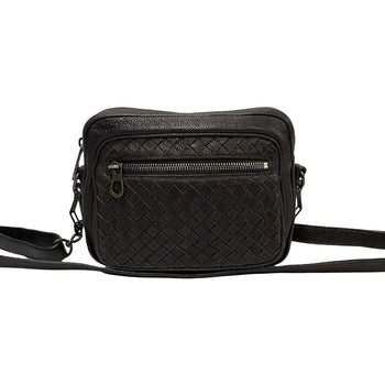Bottegaveneta Shoulder Bag Leather Brown Intrecciato Women