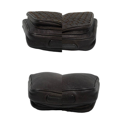 Bottegaveneta Shoulder Bag Leather Brown Intrecciato Women