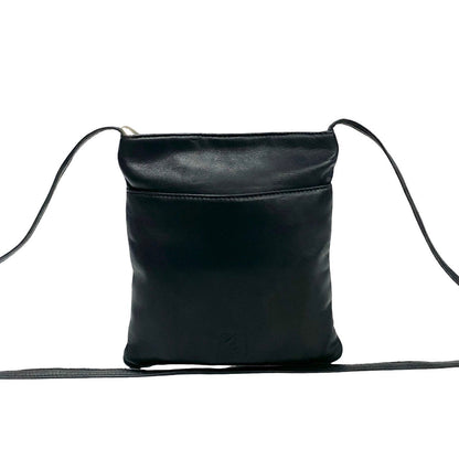 Loewe Shoulder Bag Leather Black Anagram Logo Women
