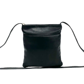 Loewe Shoulder Bag Leather Black Anagram Logo Women
