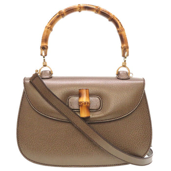 Gucci Handbag 000 926 Bamboo Bronze 2Way Women