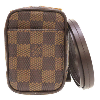 Louis Vuitton Shoulder Bag M61738 Damier Canvas Brown Damier Ebene Etui Okapi Pm Women