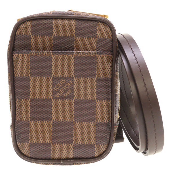 Louis Vuitton Shoulder Bag M61738 Damier Canvas Brown Damier Ebene Etui Okapi Pm Women
