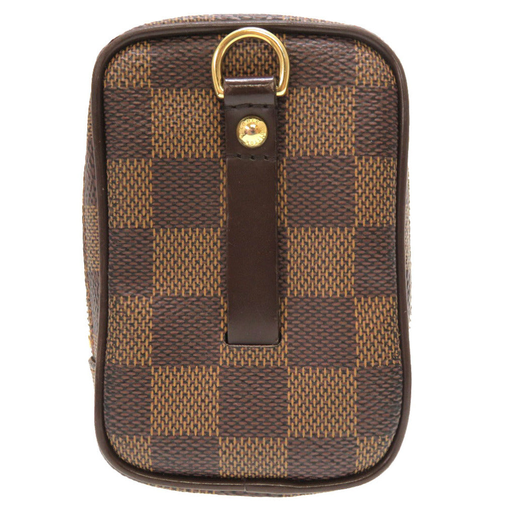 Louis Vuitton Shoulder Bag M61738 Damier Canvas Brown Damier Ebene Etui Okapi Pm Women