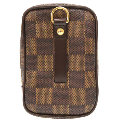 Louis Vuitton Shoulder Bag M61738 Damier Canvas Brown Damier Ebene Etui Okapi Pm Women