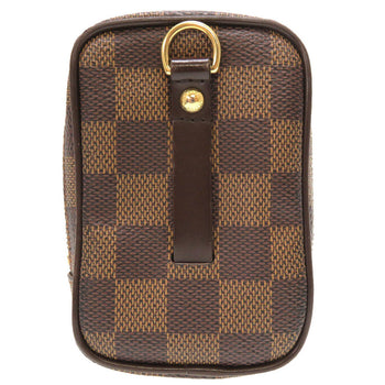 Louis Vuitton Shoulder Bag M61738 Damier Canvas Brown Damier Ebene Etui Okapi Pm Women