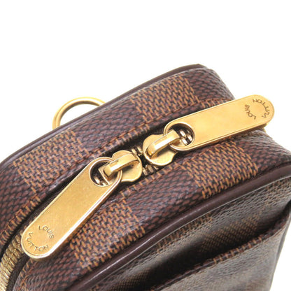 Louis Vuitton Shoulder Bag M61738 Damier Canvas Brown Damier Ebene Etui Okapi Pm Women