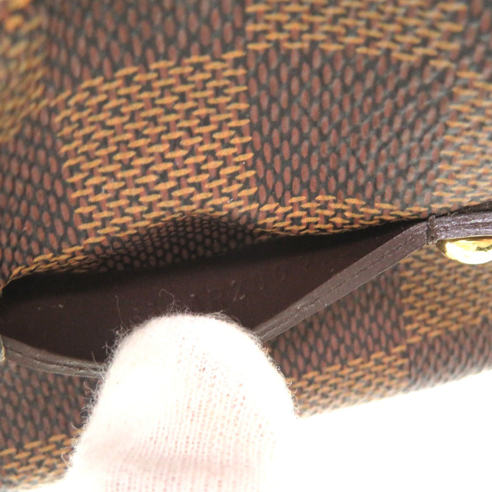 Louis Vuitton Shoulder Bag M61738 Damier Canvas Brown Damier Ebene Etui Okapi Pm Women