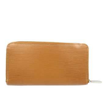 Louis Vuitton Long Wallet Purse Epi Leather Brown Epi Zippy Wallet Women(Unisex)