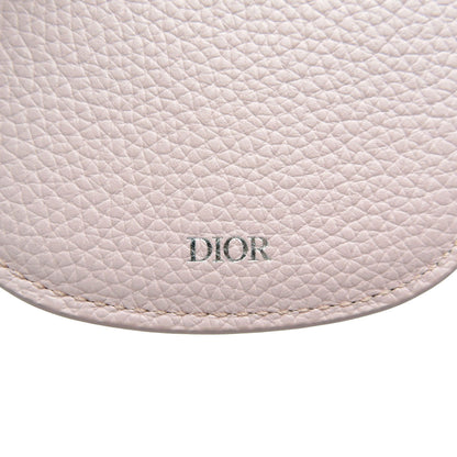 Christian Dior Key Ring Leather Pink Women