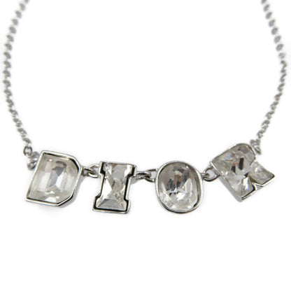 Christian Dior Bracelet Metal, Rhinestone Silver Women