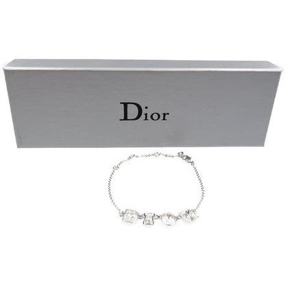 Christian Dior Bracelet Metal, Rhinestone Silver Women