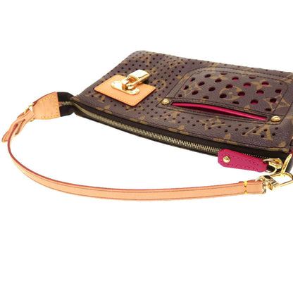 Louis Vuitton Handbag M95183 Monogram Perfo Fuchsia Monogram Perfo Pochette Accessories Women