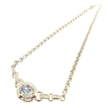 Christian Dior Necklace Metal Silver Vintage Women