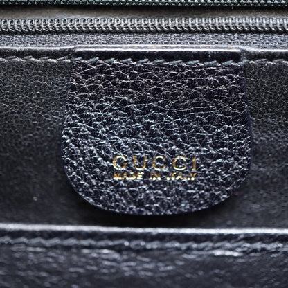 Gucci Handbag 000 46 0633 Leather Black Bamboo Women