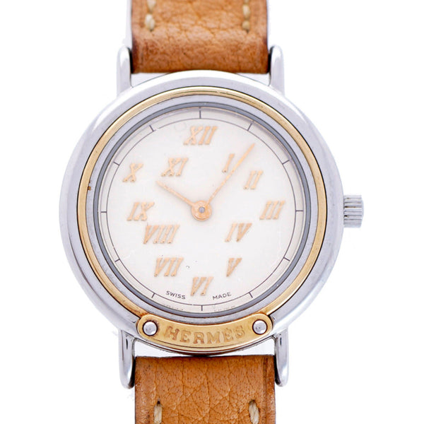 Hermes Watches Quartz Stainless Steel, Gold