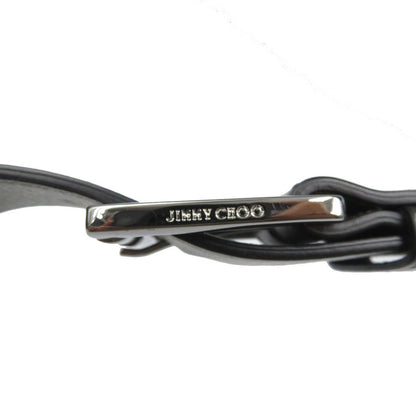 Jimmy Choo Sling Bag Leather Metallic Gray Mens Secondhand