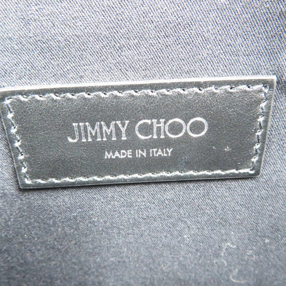 Jimmy Choo Sling Bag Leather Metallic Gray Mens Secondhand