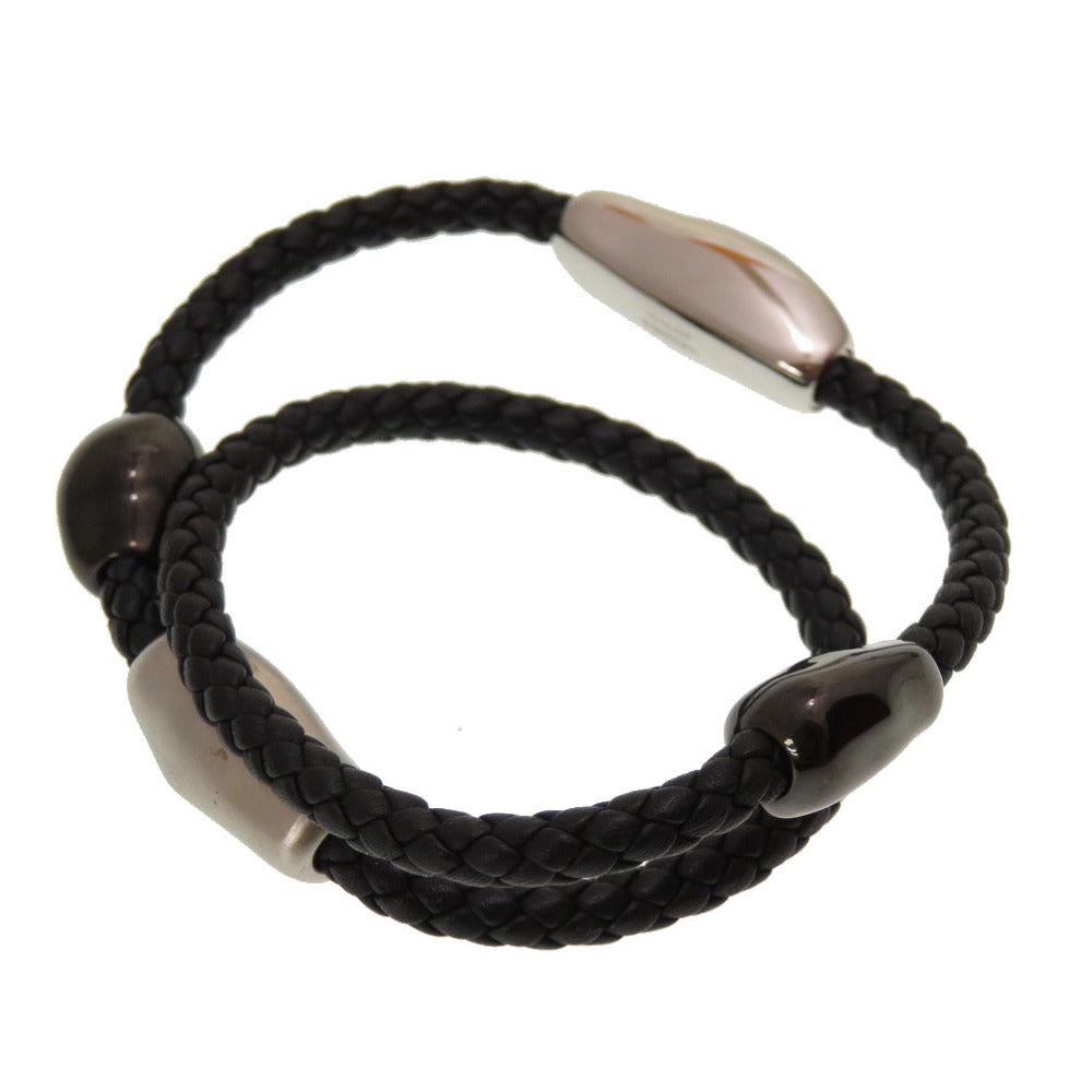 Hermes Bracelet Vaux Swift Black Wave Double Tour Double Tour Women