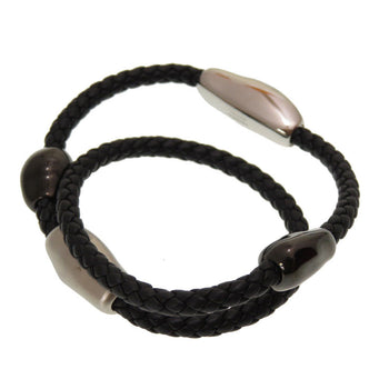 Hermes Bracelet Vaux Swift Black Wave Double Tour Double Tour Women