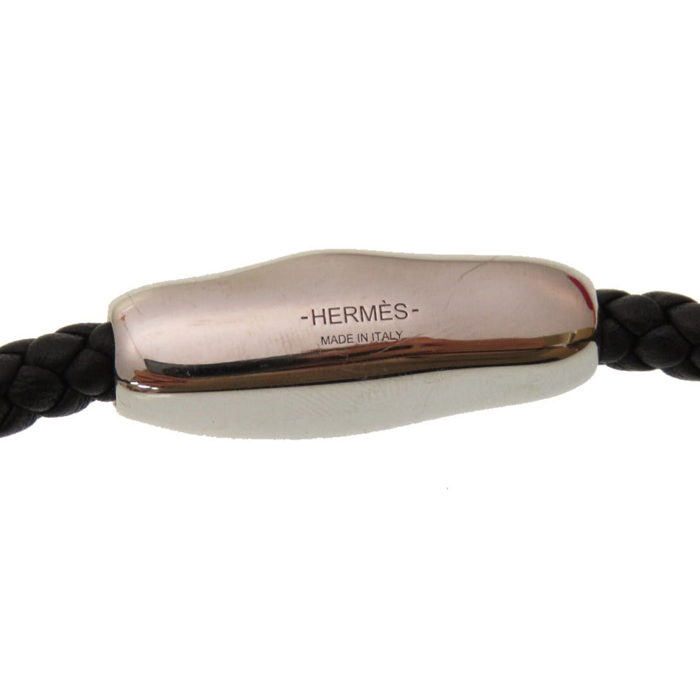Hermes Bracelet Vaux Swift Black Wave Double Tour Double Tour Women