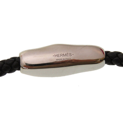 Hermes Bracelet Vaux Swift Black Wave Double Tour Double Tour Women