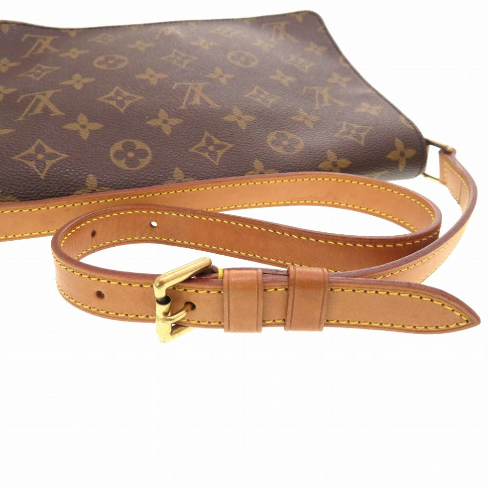 Louis Vuitton Shoulder Bag M51257 Monogram Canvas Brown Monogram Musette Tango Short Strap Women