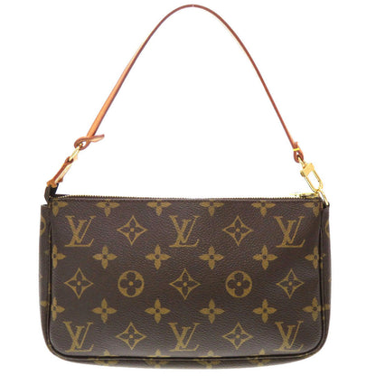Louis Vuitton Pouch M51980 Monogram Canvas Brown Monogram Pochette Accessories Women